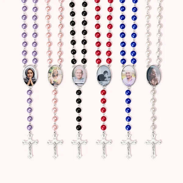 Custom on sale rosary necklace