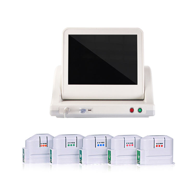 7D Face Lifting Anti-wrinkle Fat Removal Machine Body Face Use 7 Heads Hifu Cartridges Body Thinner Skin Tightening Hifu Device