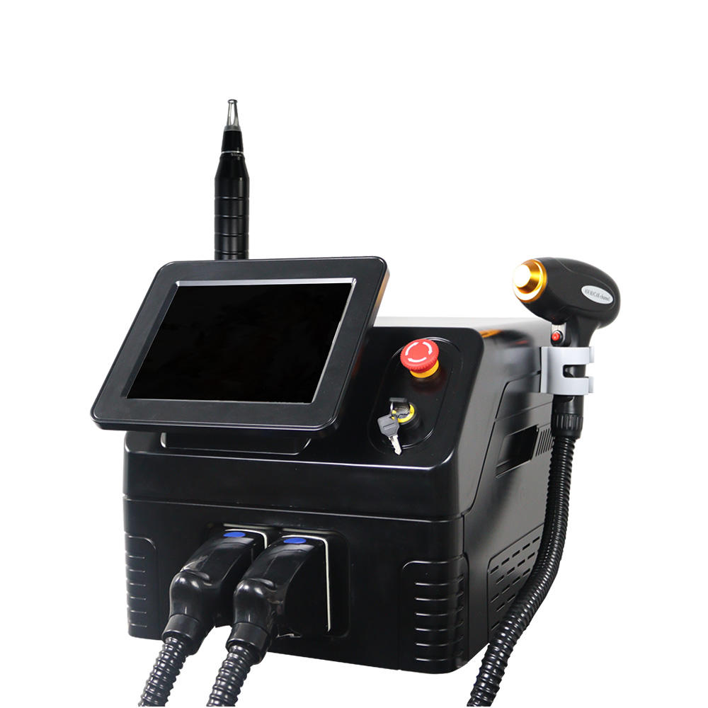 Portable 2in1 Picosecond-lasers-tattoo Removal & Wavelength Diode-lasers-hair-removal Machine