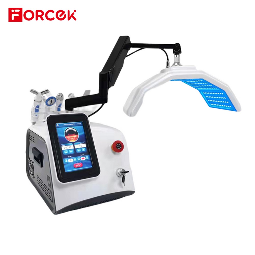 7 color anti-wrinkle led light device skin rejuvenation photon pdt led light therapy RF machine