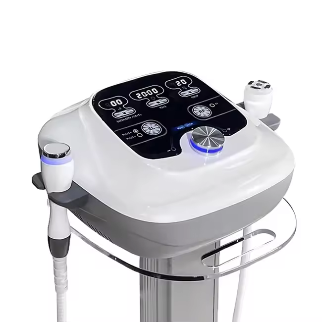 2 In 1 No-needle Mesotherapy Instrument RF Radio Frequency Electroporation Cooling Heating Face Lifting Anti-aging Machine