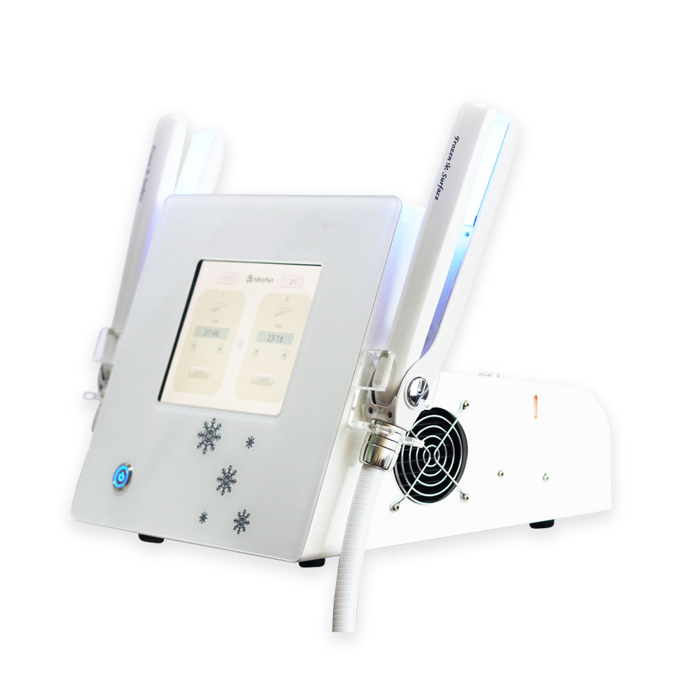 Professional Frozen Hair Hair Scales Care Clip Iron Flat Band Machine Surface Ice Pod Cold Salon Care Freeze Treatment Machine