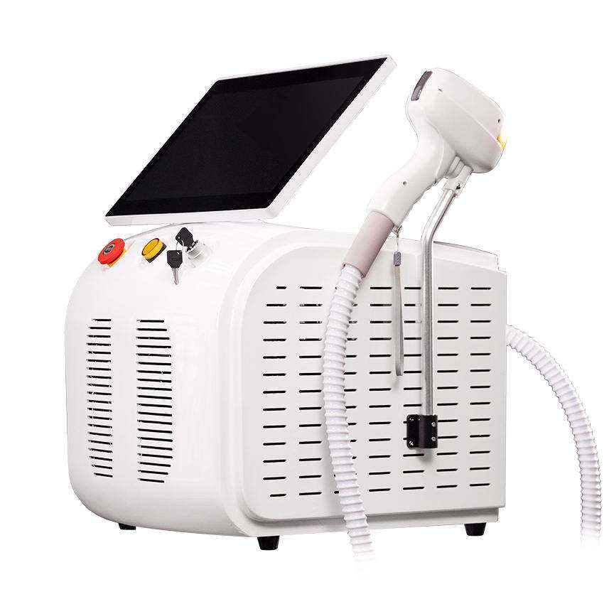 Cold Lazor Diode Device 808nm Ice Cooling Permanent 755 808 1064 Diode Laserings Hair Removal Machine