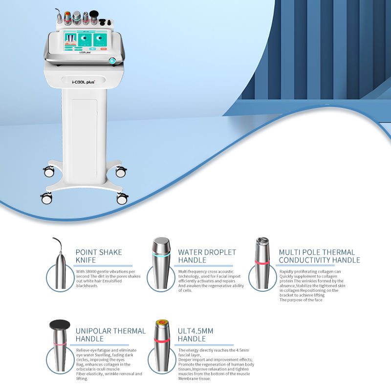 Korean Skincare Facial Lifting Beauty Machine Wrinkle Removal and Skin Repairing Device Face Cleaning Brush Skincare