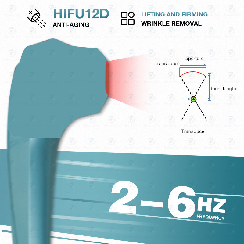 Hifu Ultrasound Microfocused Face Lifting Wrinkle Removal Body Contouring SMAS MMFU Macro Focused Cosmetic Device