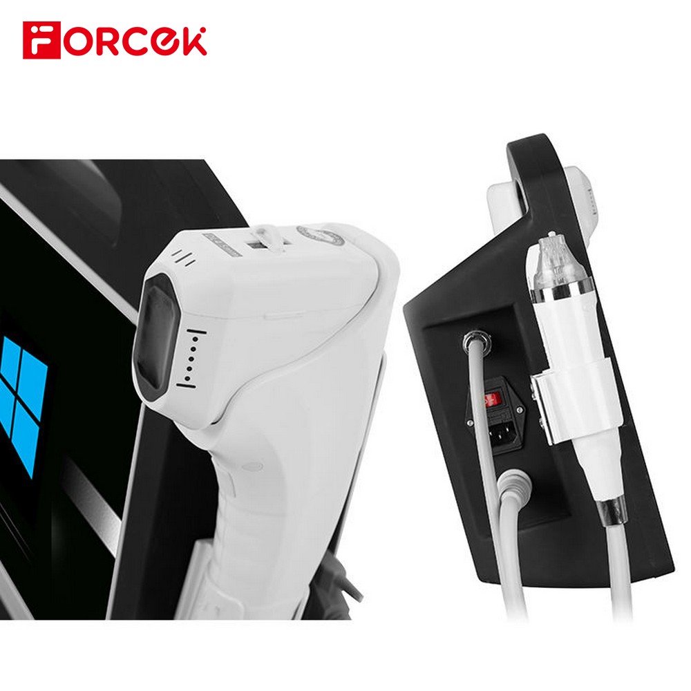 3 In 1 4D HIFU+Vmax+Gold RF Microneedle Handle Machine For Face Lifting Body Slimming \/aginal Tightening