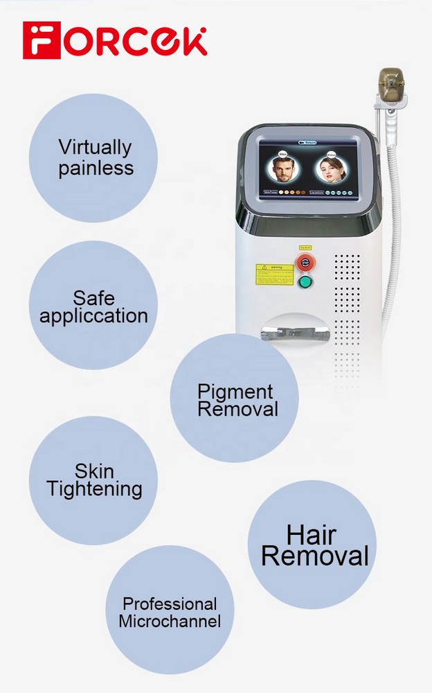 1500W Ipl Opt Hair Removal Machine 755 808 1064nm