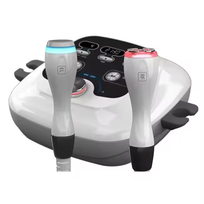 2 In 1 No-needle Mesotherapy Instrument RF Radio Frequency Electroporation Cooling Heating Face Lifting Anti-aging Machine