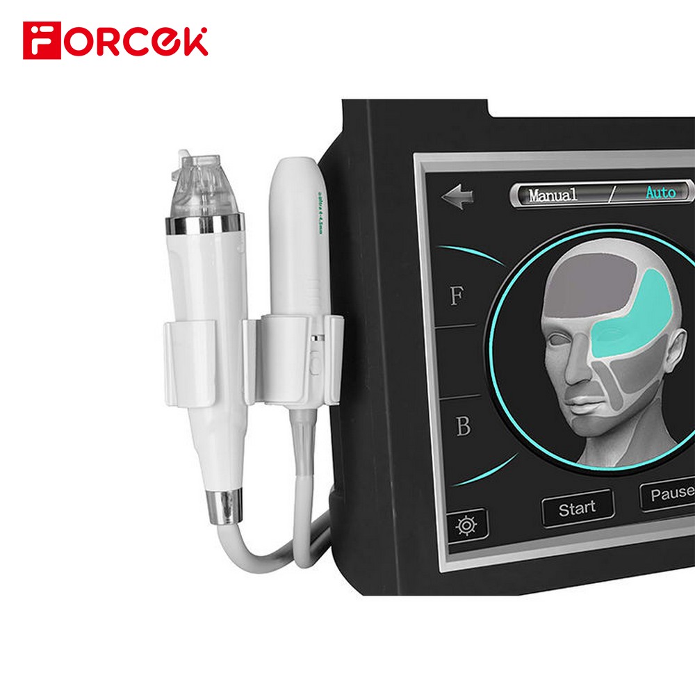 3 In 1 4D HIFU+Vmax+Gold RF Microneedle Handle Machine For Face Lifting Body Slimming \/aginal Tightening