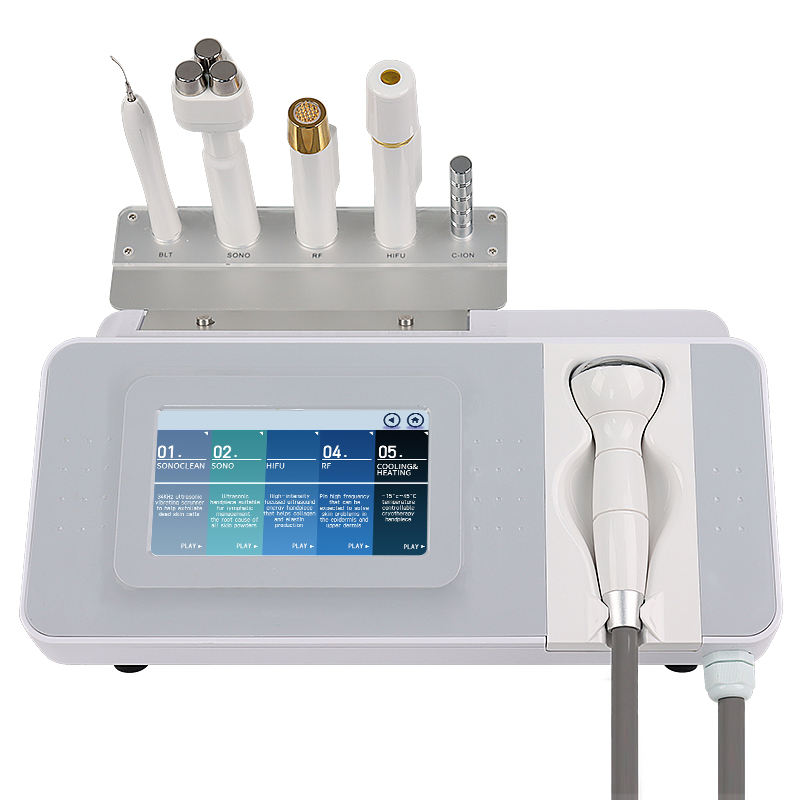 Six-in-One Deep Cleaning Beauty Machine Multi-Functional Massager Roller for Anti-Aging Slimming Facial Redness Improvement