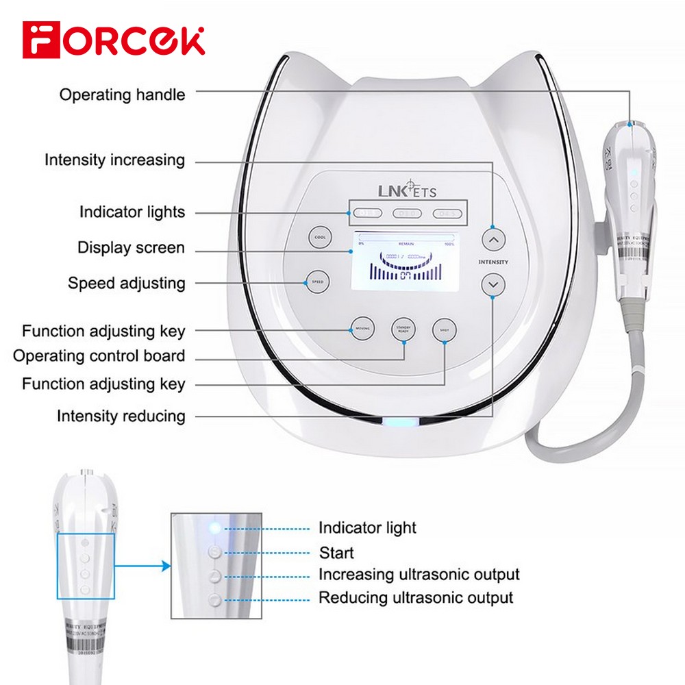 Ultrasound Sonar Magnetic Energy Beauty Machine