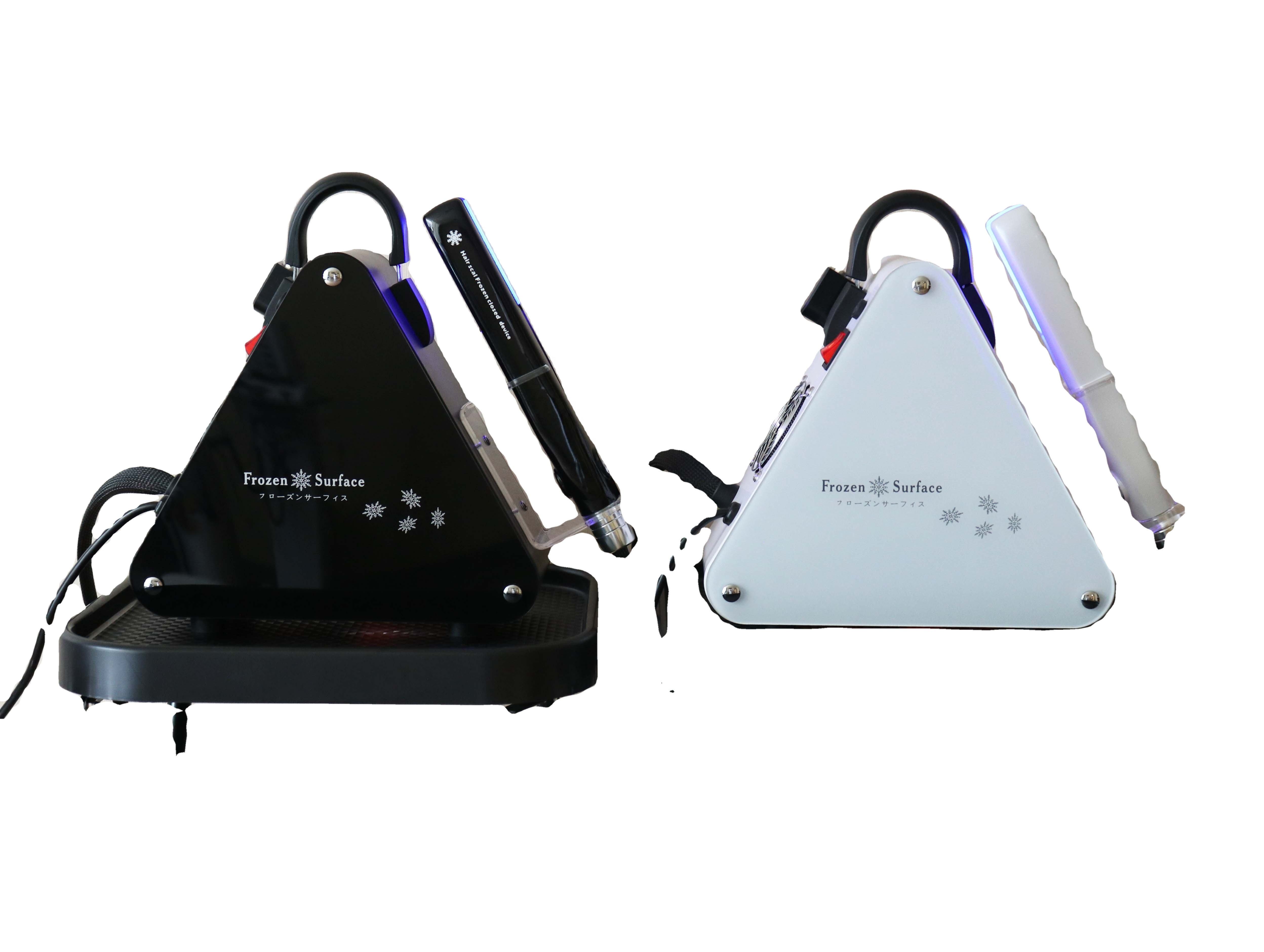 2025 Newest Hair Straight Care Machine Ice Cold Cryotherapy Flat Iron Ice Repair Hair Care Frozen Therapy Cool Treatment Device