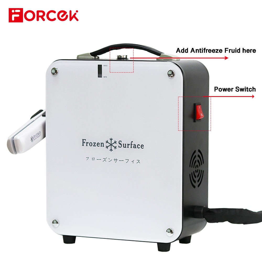 500W Flat Iron Ice Repair Hair Care Frozen Treatment Device