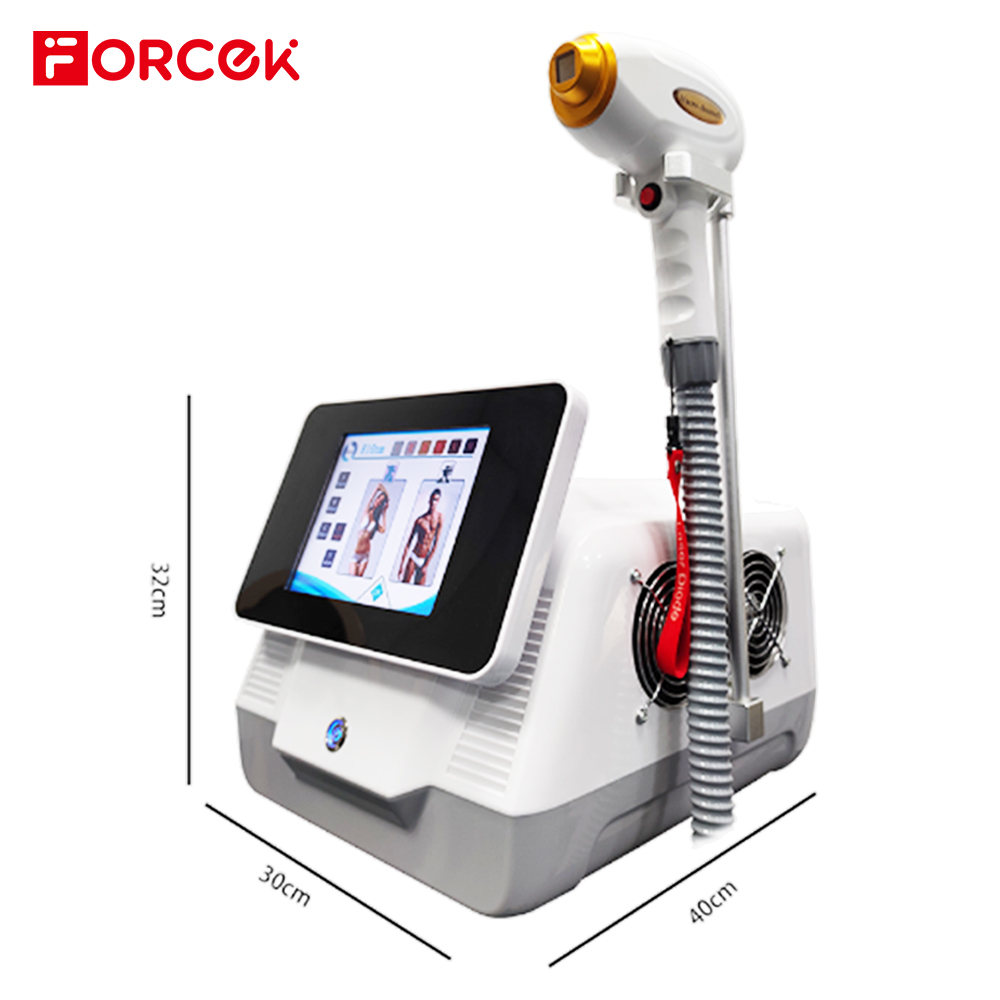 White 1200W Portable mini model diode 808 laser hair removal device