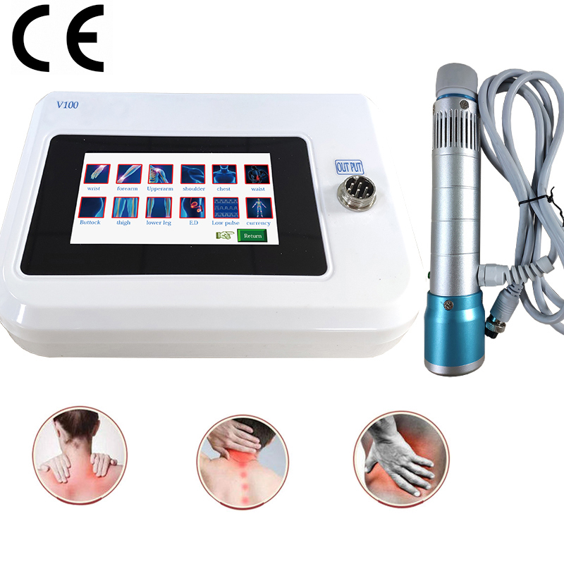 Portable Physiotherapy Equipment Electromagnetic Shock Wave Therapy Device Leg Knee Pain Relief Body Relax ED Treatment Machine