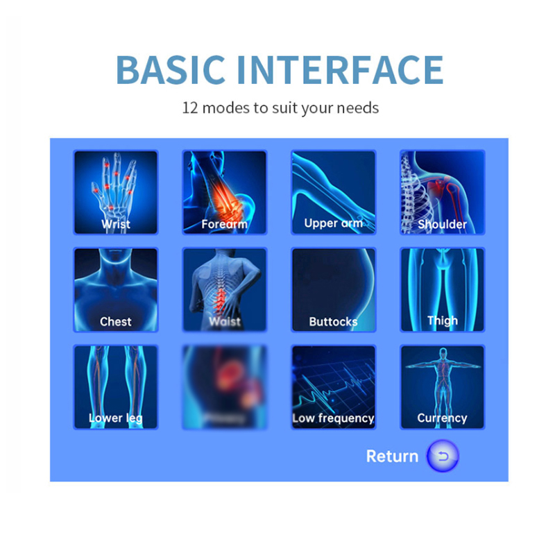 Hot 7 Transmitters Shockwave ED Therapy Machine Physiotherapy Shock Wave Pain Relief For Body Relax Electric Muscle Massager