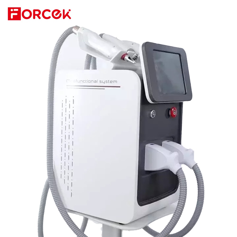 3 IN 1 IPL+RF+YAg Hair Removal machine q switch nd yag laser tattoo removal Permanent Beauty Salon Equipment