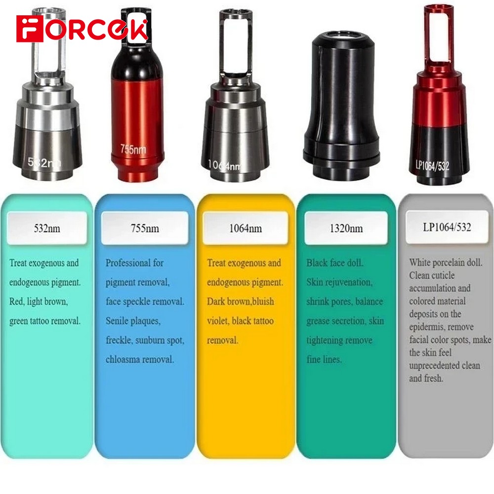 2000W Q-Switch Nd Yag 1064nm532nm755nm1320nm Tattoo Removal Picosecond Laser Machine