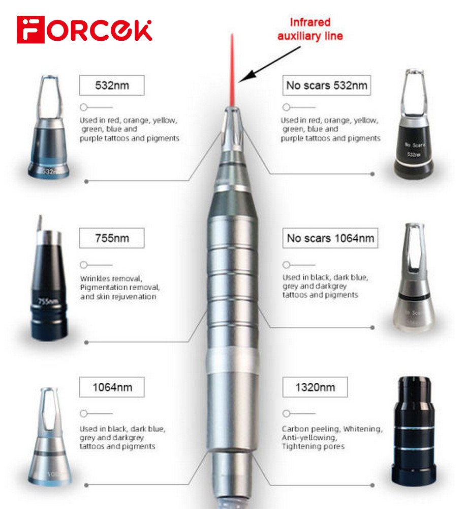 2000W Pain-free 1064/532nm/755nm Q Switch ND Yag Laser Eyebrows Tattoo Removal Machine ADG Picosecond Laser Tatto Removal Carbon Laser Peel