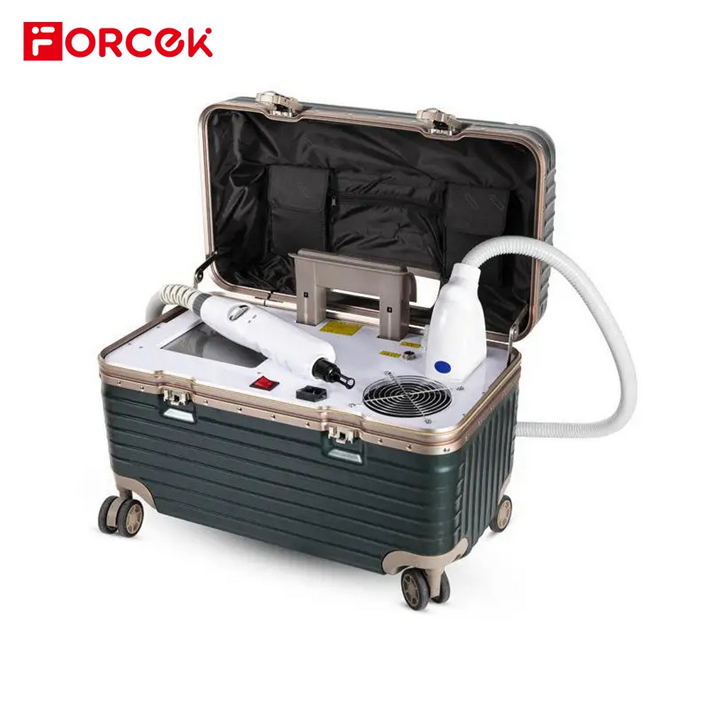1200W Portable models Suitcase Q-Switch Nd Yag 1064nm532nm Tattoo Removal Picosecond Laser Machine