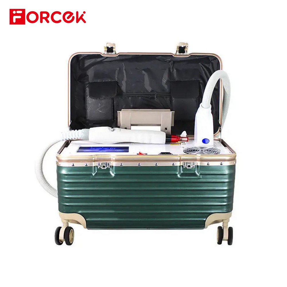 1200W Portable models Suitcase Q-Switch Nd Yag 1064nm532nm Tattoo Removal Picosecond Laser Machine
