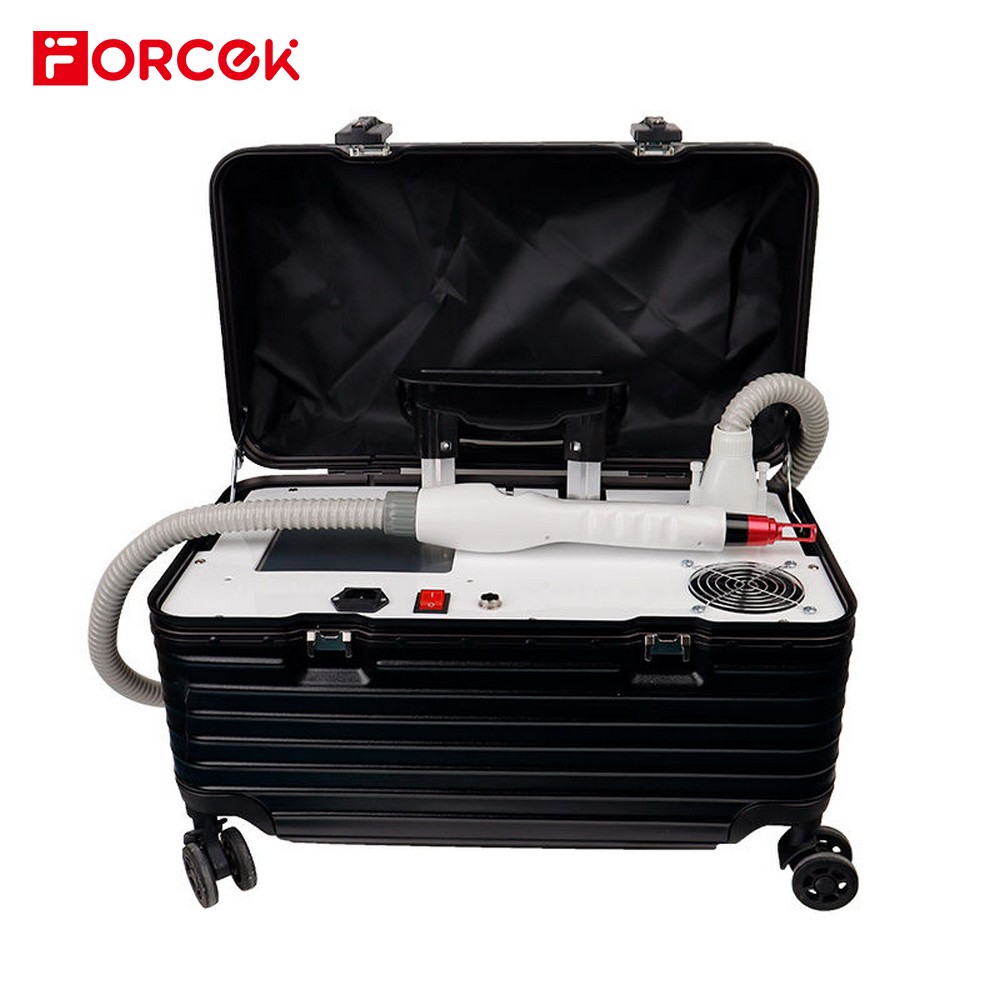 1200W Portable models Suitcase Q-Switch Nd Yag 1064nm532nm Tattoo Removal Picosecond Laser Machine