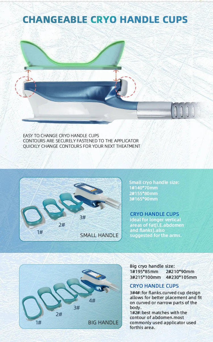High Quality Cryo Therapy 360 Degree Cryolipolyse Fat Freeze Slimming Machine