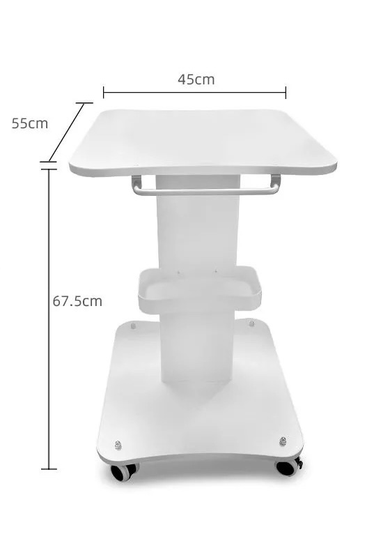 Beauty instrument cart - Cart base with movable storage rack - Special for beauty salons