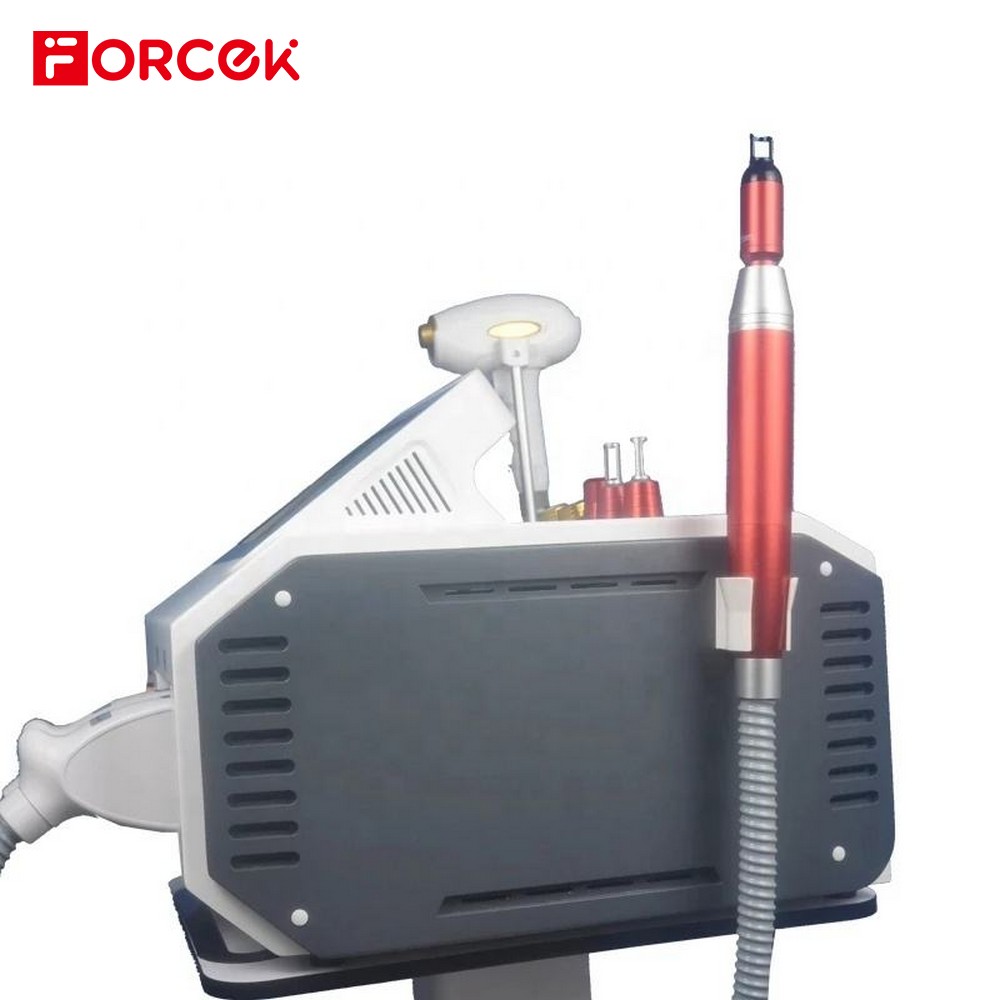 1800W 2 in 1 808nm Diode Laser Painless Hair Removal+Nd Yag Laser Tattoo Removal Machine