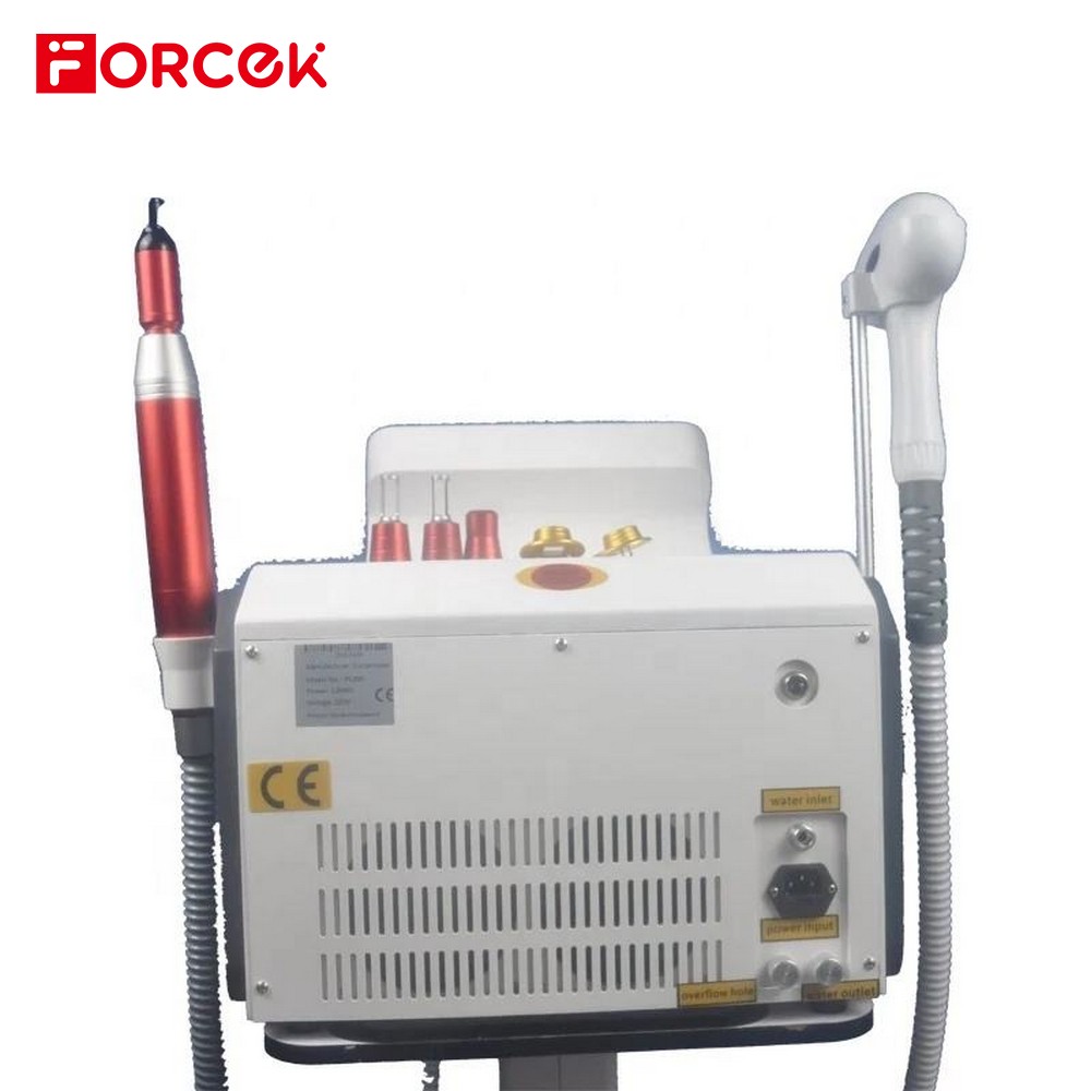 1800W 2 in 1 808nm Diode Laser Painless Hair Removal+Nd Yag Laser Tattoo Removal Machine