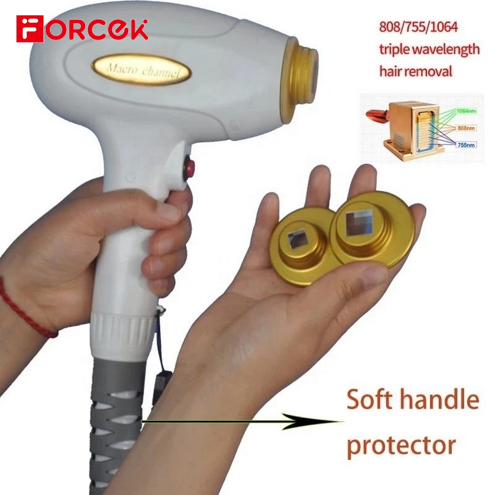 1800W 2 in 1 808nm Diode Laser Painless Hair Removal+Nd Yag Laser Tattoo Removal Machine