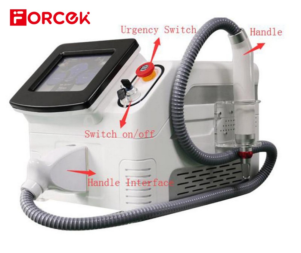 2000W Portable PicoSecond Laser Machine Carbon Peeling Machine Pigmentation Removal Tattoo Removal Beauty Device