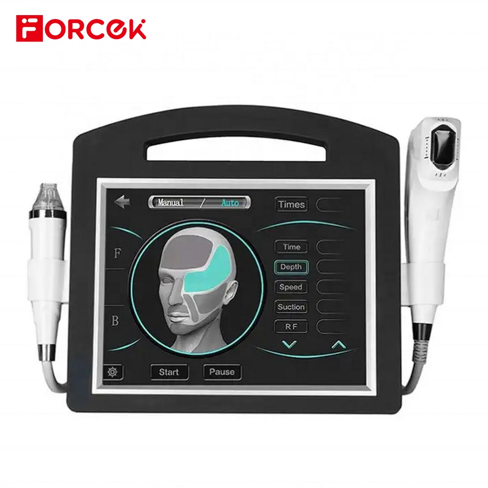 2 In 1 4D HIFU+Gold RF Microneedle Handle Machine For Face Lifting Body Slimming \/aginal Tightening