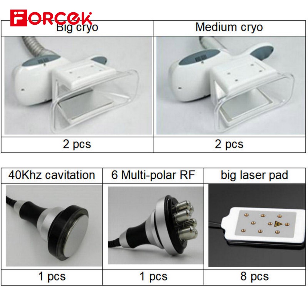 Professional cool tech fat freezing machine cryolipolysis 4 handles cryolipolysis slimming machine