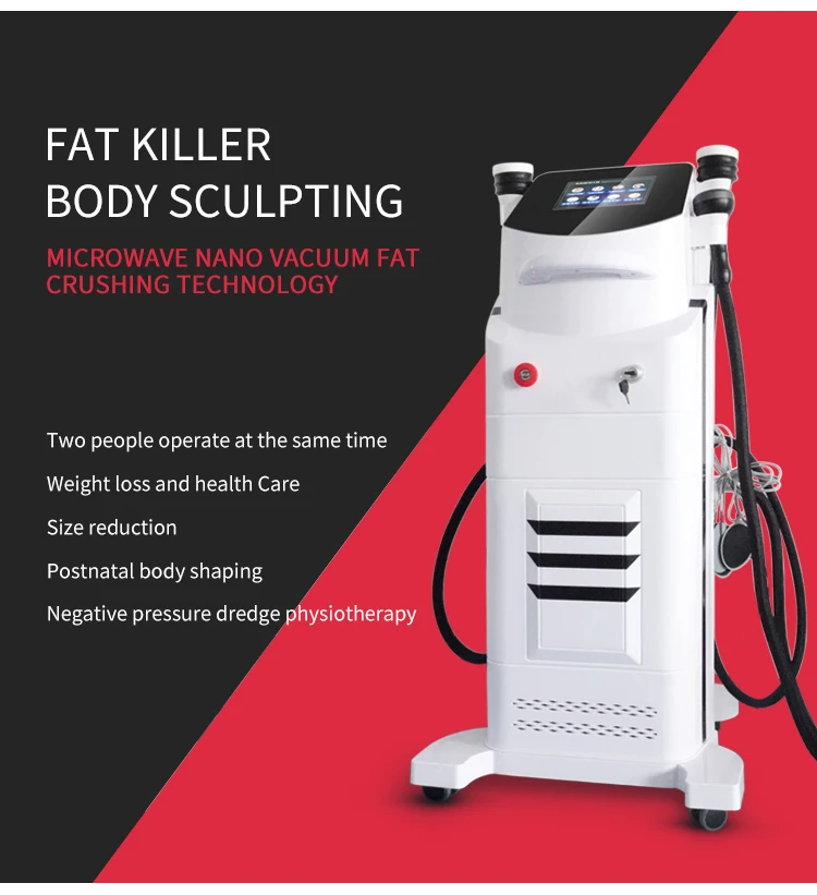 2022  Microwave Nano lightwave Weight Loss machine RF body shaping instrument Vacuum Negative Pressure Slimming machine