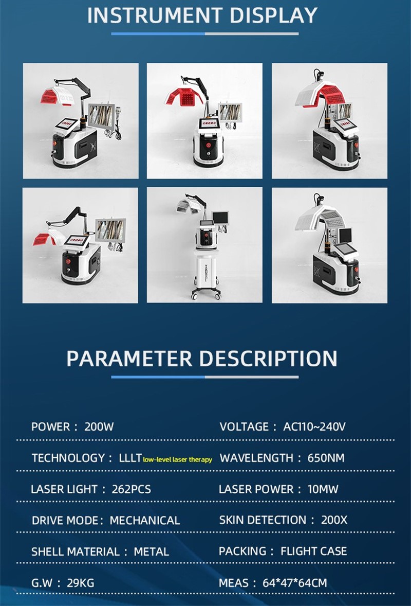 650nm red led light therapy anti hair removal scalphair analysis led hair regrowth machine