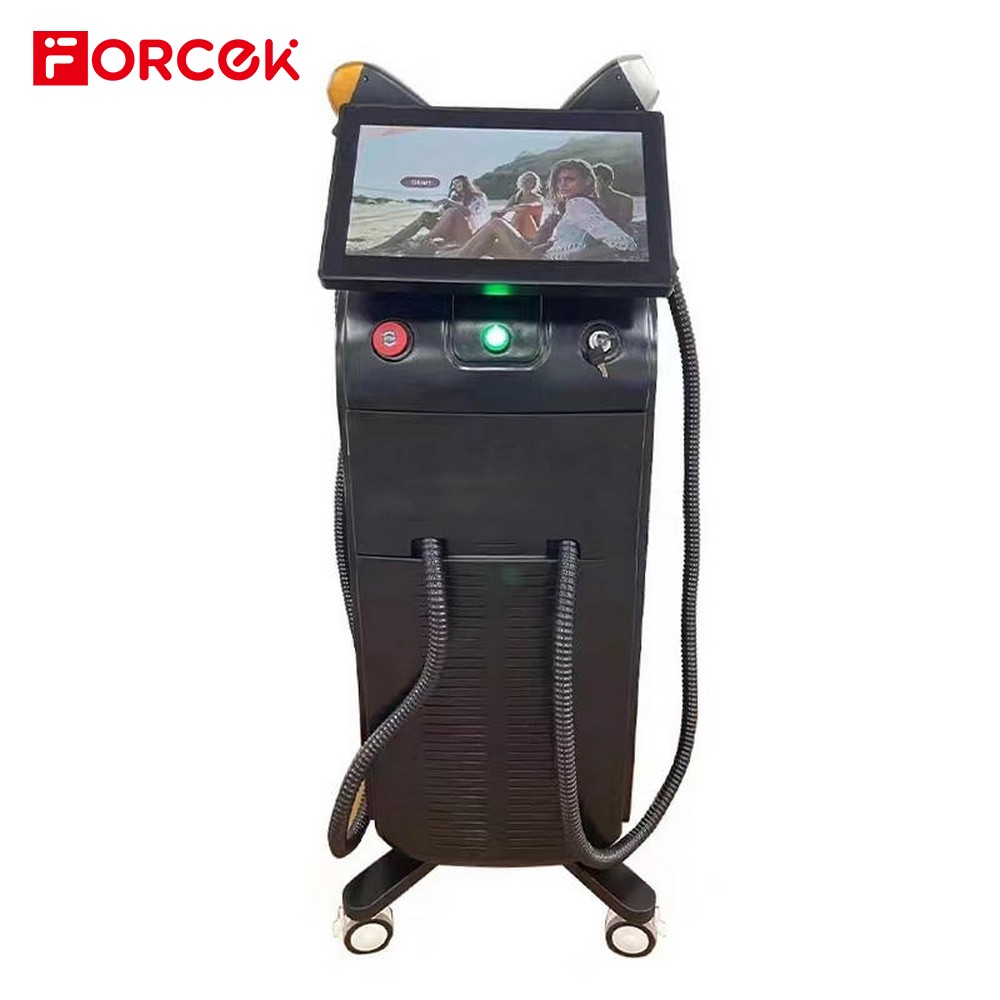 Hair Removal Appliances Laser Epilator 3 Wavelength 755 1064 808 Laser Hair Removal Titanium Diode