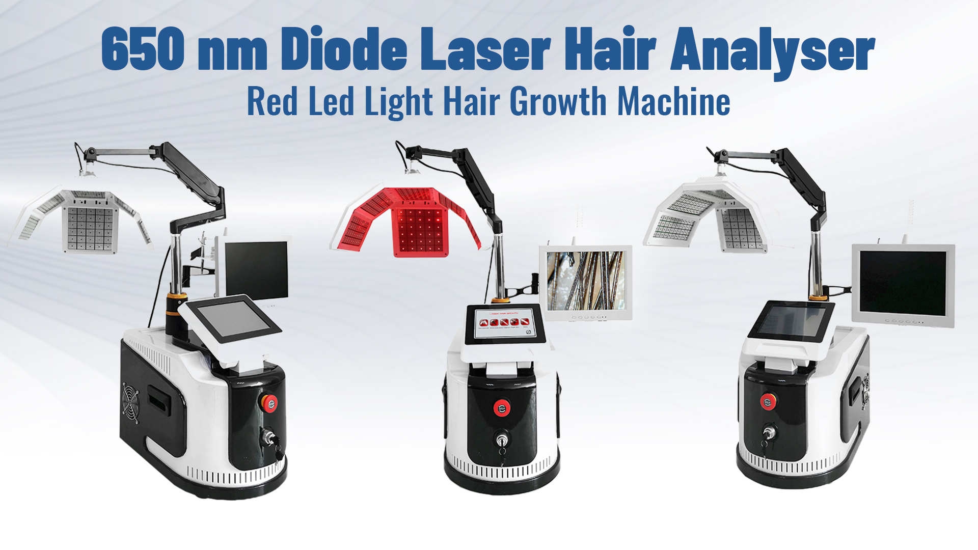 650nm red led light therapy anti hair removal scalphair analysis led hair regrowth machine