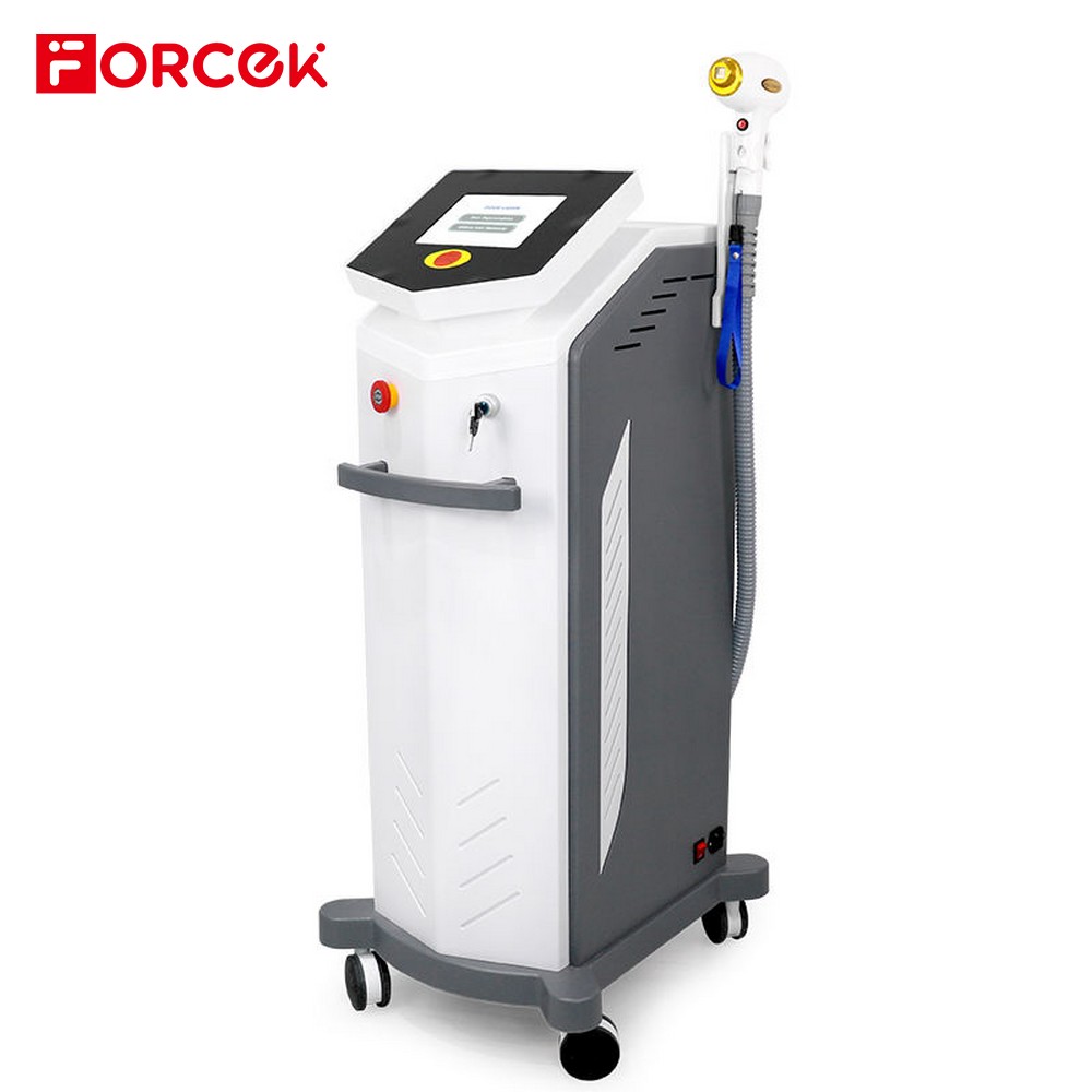 2 In 1 Function 808nm Hair Removal Laser/ 1064nm 532nm 1320nm Q Switch pico Laser Tattoo Remover