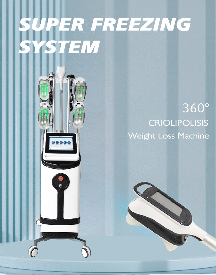 Cryolipolysis Machine Cryo Fatty Freezing Cold Vacuum Fat Freezing Machine Double Chin Removal 360 Cryolipolysis Machine