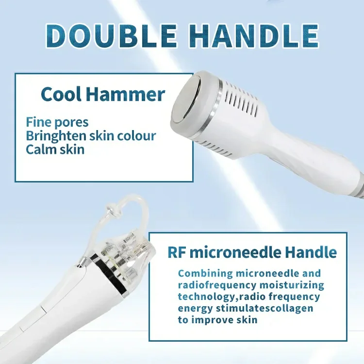 Facial Radio frequency vacuum rf Skin Tightening Rf Microneedling Machine