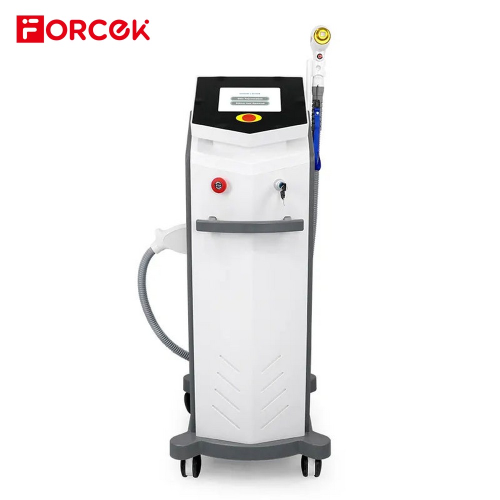 2 In 1 Function 808nm Hair Removal Laser/ 1064nm 532nm 1320nm Q Switch pico Laser Tattoo Remover