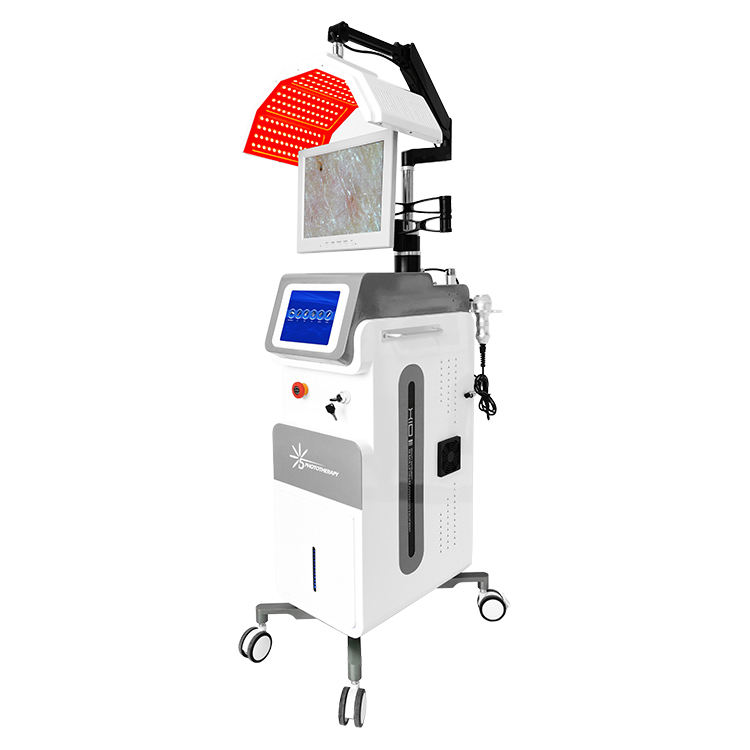 Pdt Photon Light skin analyzer Facial Skin Therapy 7 Colors Led Personal Care Pdt Red Light Therapy Lamp vacuum rf face Machine