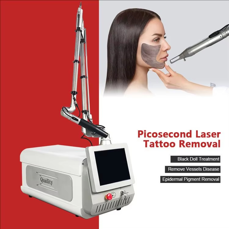 Professional Pigmentation Removal Portable Pico Laser machine for colorful tattoo removal