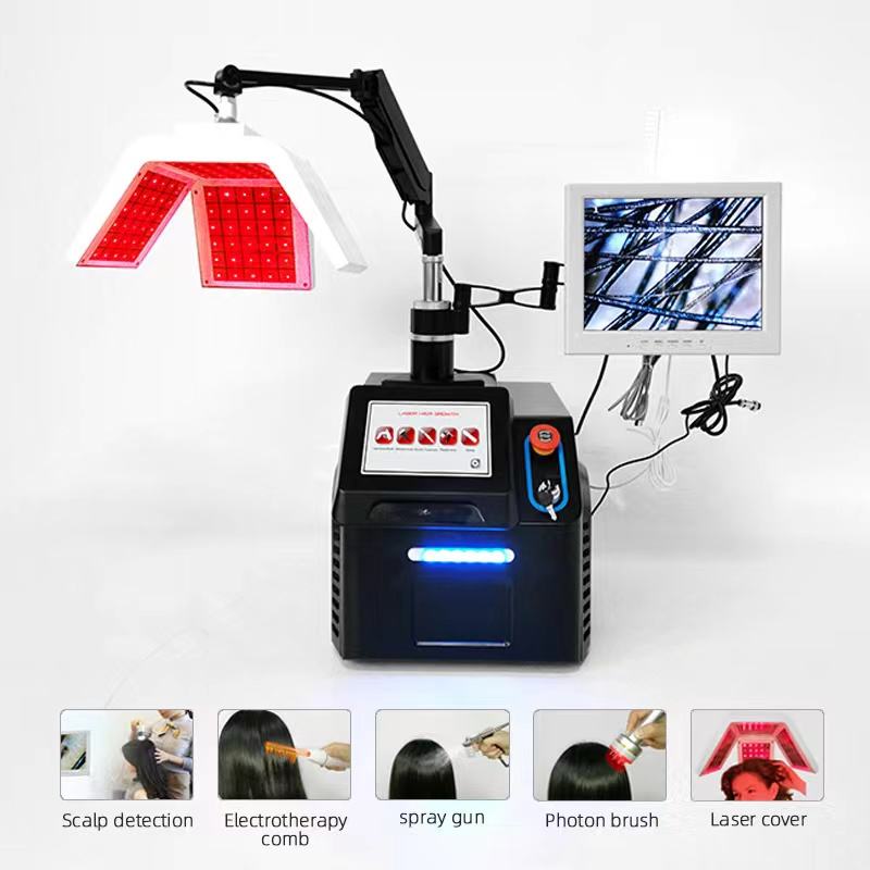 Portable Diode Laser Hair Regrowth Therapy Red Light 650nm Hair Loss Treatment