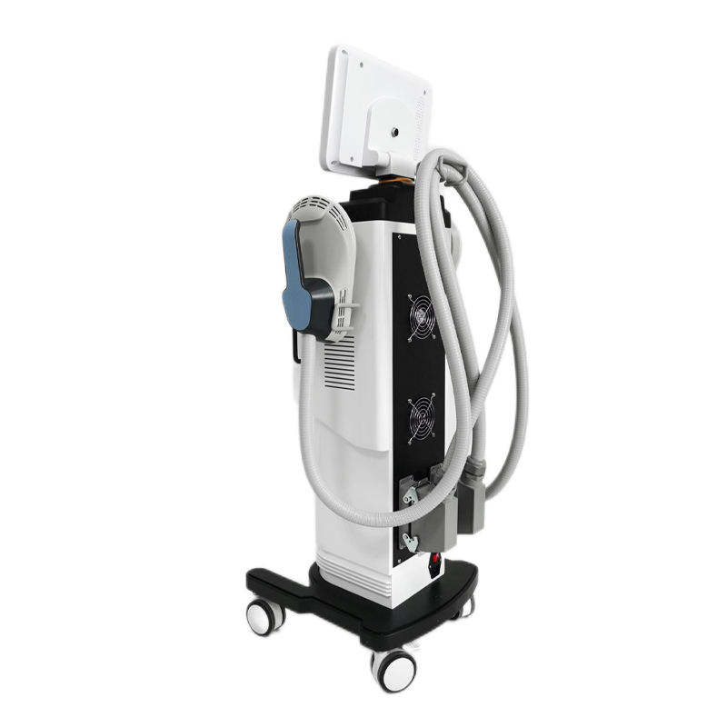 EMS Sculpting Machine 2 handles Ems body vacuum cavitation 2 Handle EMS Sculpt Fat Burning abs Electromagnetic Muscle