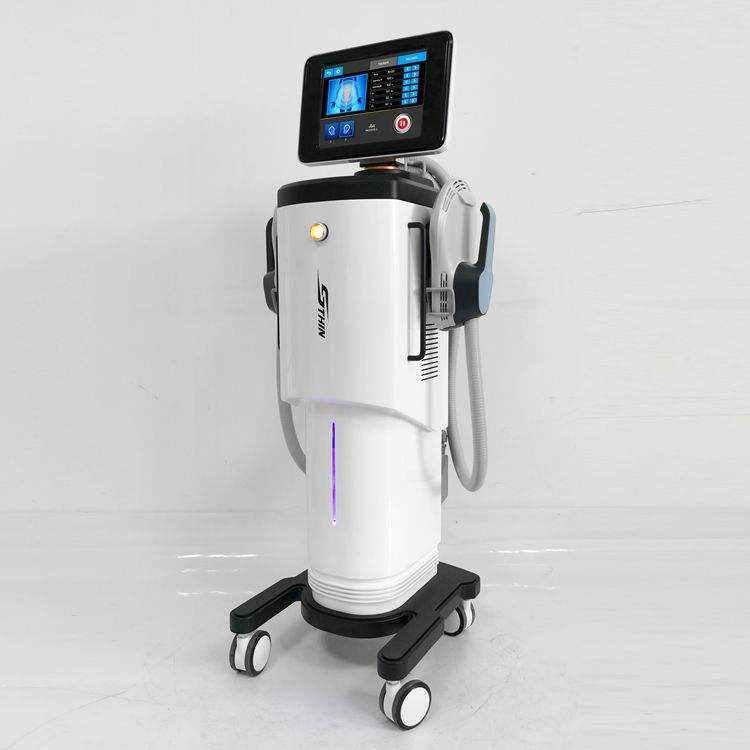 EMS Sculpting Machine 2 handles Ems body vacuum cavitation 2 Handle EMS Sculpt Fat Burning abs Electromagnetic Muscle