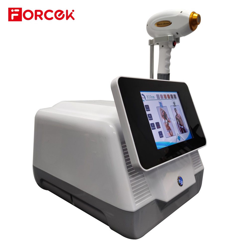 White 1200W Portable mini model diode 808 laser hair removal device