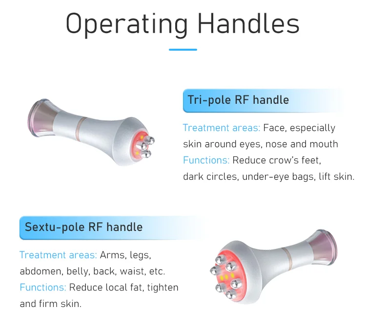 80K RF Cavitation EMS Microcurrent Pad 9in1 Body Slimming Vacuum Massager Device