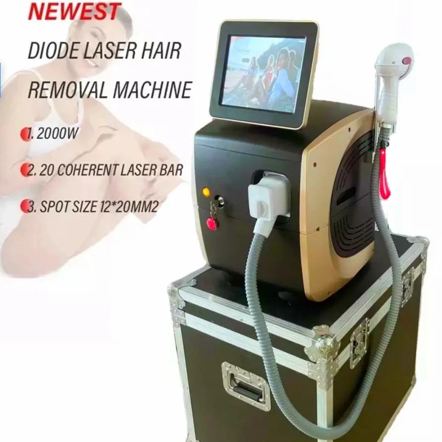 4 Wavelength 755/808/940/1064nm Diode Laser Hair Removal/500w-1600w Diode Laser Beauty Machine/Skin Rejuvenation 1200w 1000w